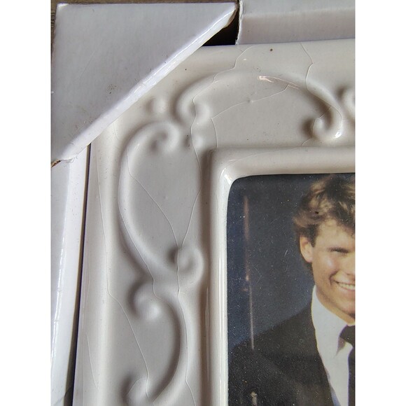 Malden Wedding Anniversary Double Frame Then & Now NIB Never Used - Picture 2 of 8